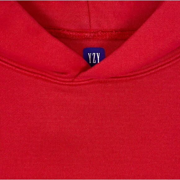 YEEZY x GAP Perfect Hoodie Red Size Medium NWT Factory Sealed Kanye West YZY - Picture 3 of 7